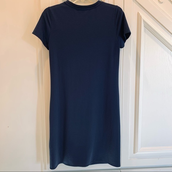 Banana Republic Navy Blue Ponte Fabric‎ Spandex Dress XS - Picture 6 of 8